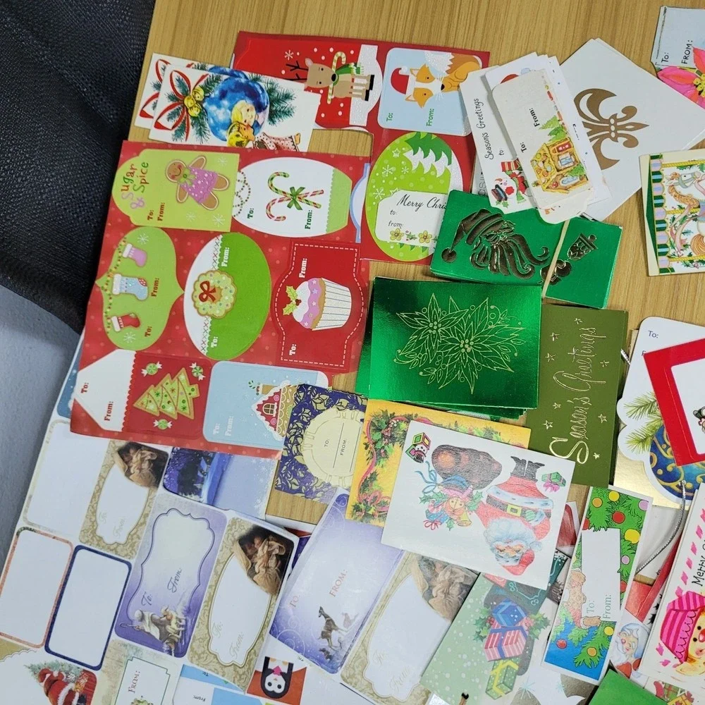 Vintage Lot of Christmas Holiday Gift Tags To From‎